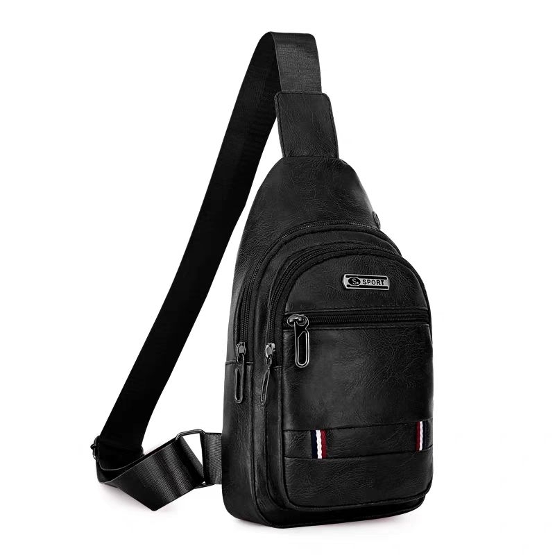 Bolsa Masculino Transversal Couro sintético Ombro impermeável moda Fashion Resistente novo Trabalho em Oferta na Shopee