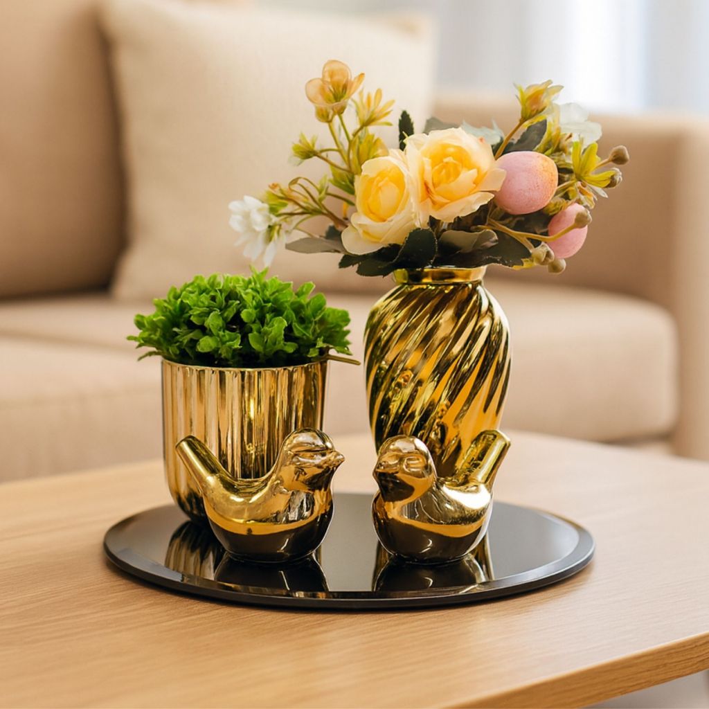 Decoração Mesa de Centro Espelhada - Comprar com Melhor Preço em Decoração