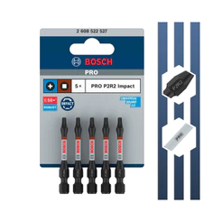 Jogo de Bits Pro Impact P2R2 55mm 5 Peças Bosch
