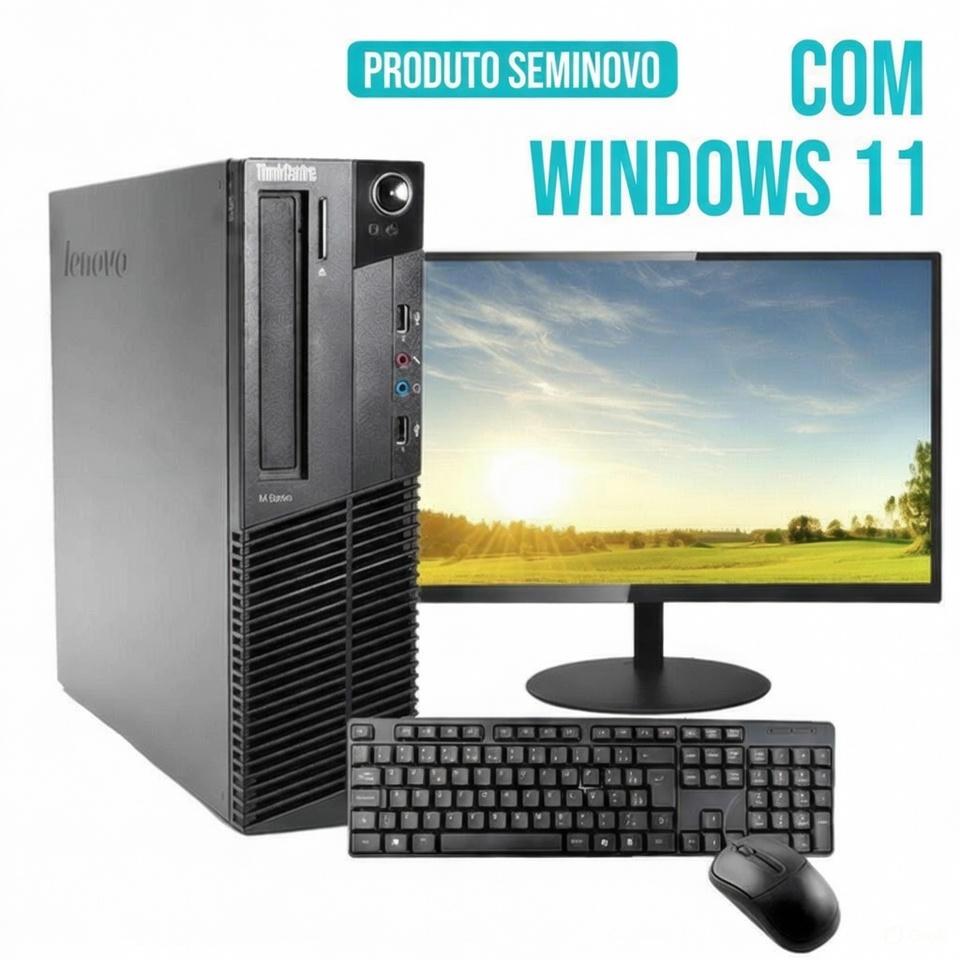 COMPUTADOR COMPLETO DUAL CORE I3 I5 I7 TESTADO COM WINDOWS 11 E GARANTIA 90 DIAS