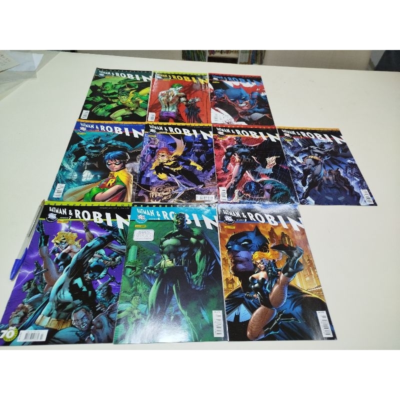 🦇 BATMAN & ROBIN – COLEÇÃO DE REVISTAS DC COMICS 10 Edições..N° 01 a 13 🦇 P.3