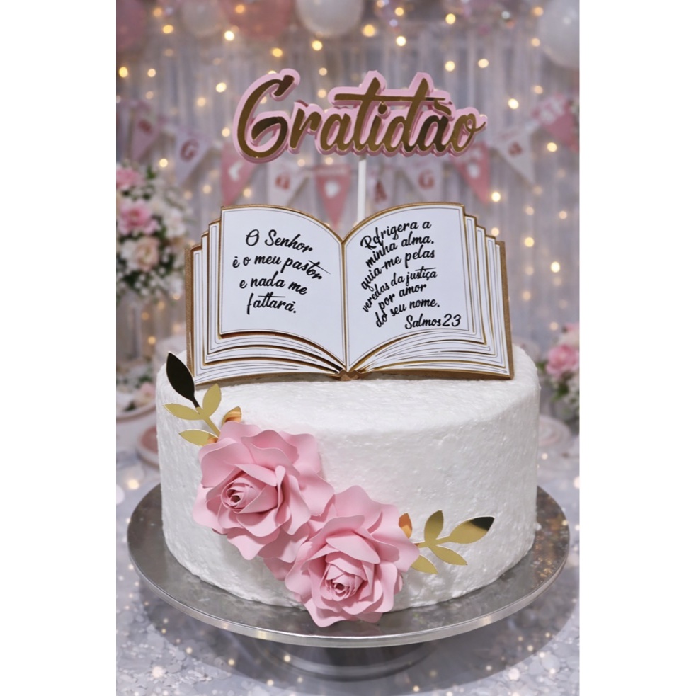Topo de Bolo Bíblia - Comprar com Melhor Preço em Padaria