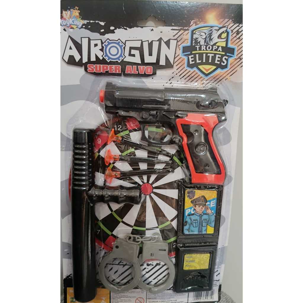 Lança Dardo com Cassetete, Algema, Dardos e Cassetete - AiroGun Tropa Elite