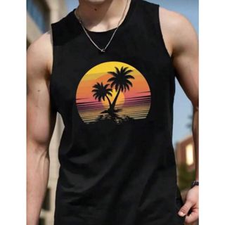 POLAR BEAR Regata Estilo Machao Estampado POR DO SOl Unissex em Oferta na Shopee