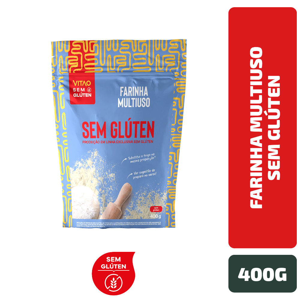 Farinha Multiuso Sem Glúten 400 g