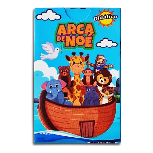 Kit 20 Caixinhas Jogo da Memória Arca de Noé Brinquedo Educativo para Crianças e Festas