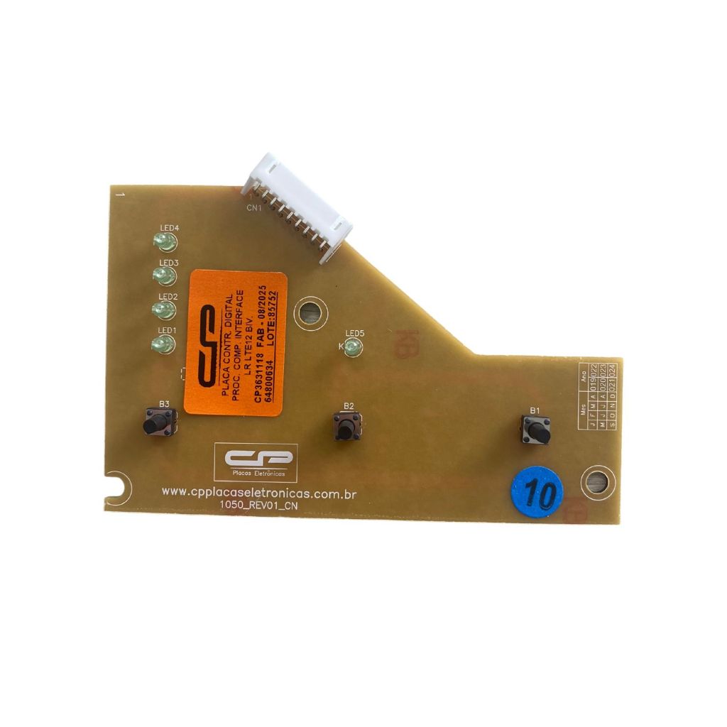 Placa Interface Compatível Lavadora Electrolux Lte12 Bivolt