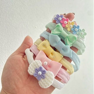 Kit 6 Faixinhas para Bebê | Laços para Recém-Nascida | Saída de Maternidade em Oferta na Shopee