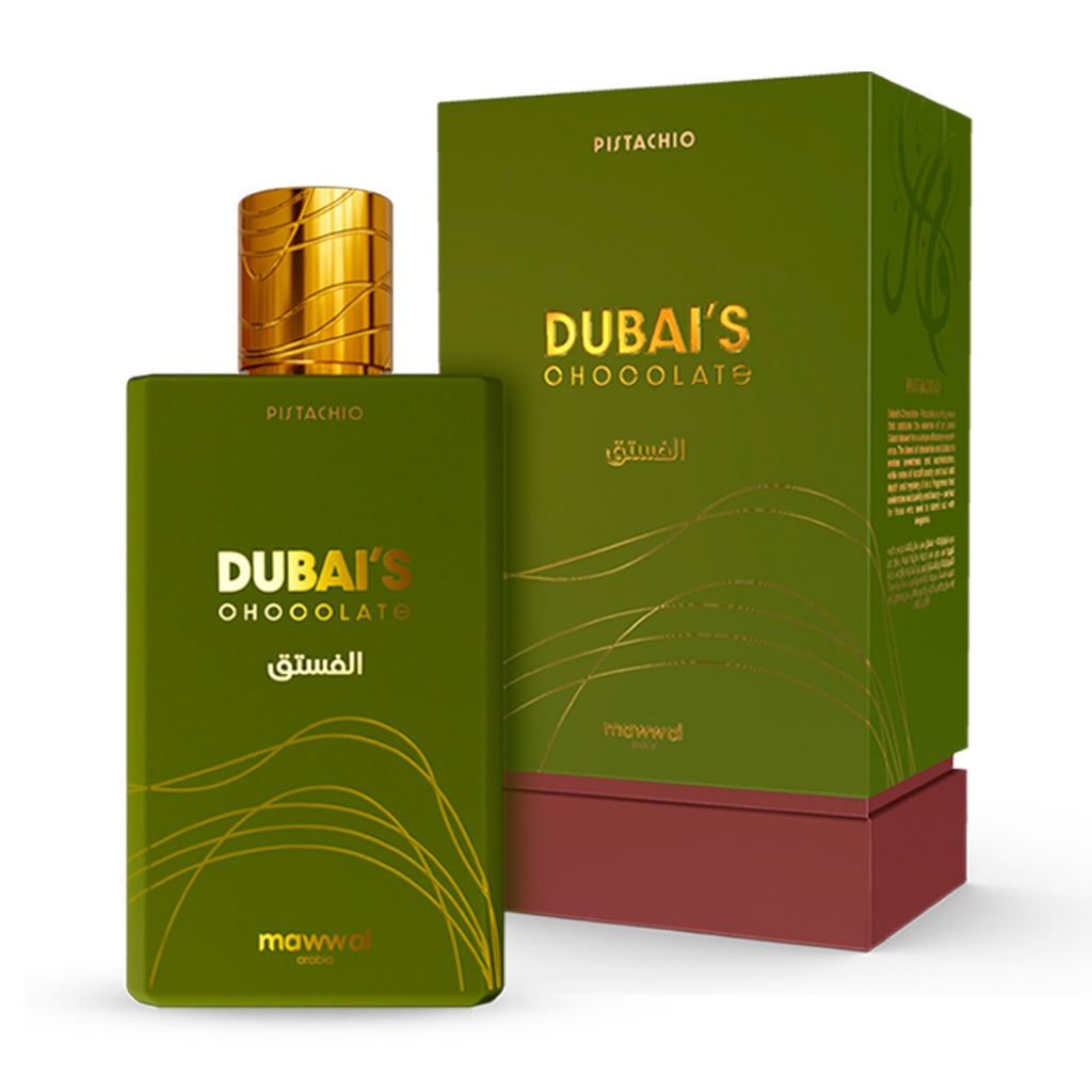 Perfume Árabe Mawwal Pistachio Unissex 100ml Eau de Parfum