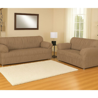 Capa de sofá 3x2 lugares Protetor Elasticada em Oferta na Shopee