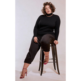 Cacharrel Feminina de lã Sueter feminino Lã MalhaG1 ao G5 Inverno blusa de lã feminina suéter trico malha tricô Canelada