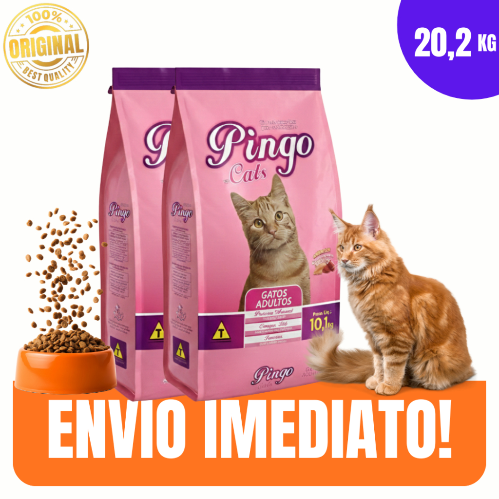 Ração para Gatos Adultos 10KG/20KG Alta Digestibilidade e Saúde do Trato Urinário - Envio Imediato