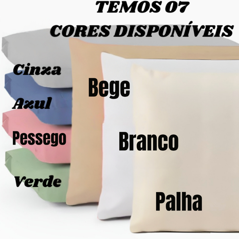 Kit com 4 Fronhas Percal 270 Fios - Premium, Toque Ultra Suave e Conforto Luxuoso em Oferta na Shopee