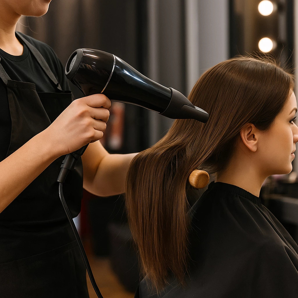 Secador Cabelo Cabeleira Chapinha Modeladora Jato Seca Alisa Cabeleira Escova Forte Pente Potente