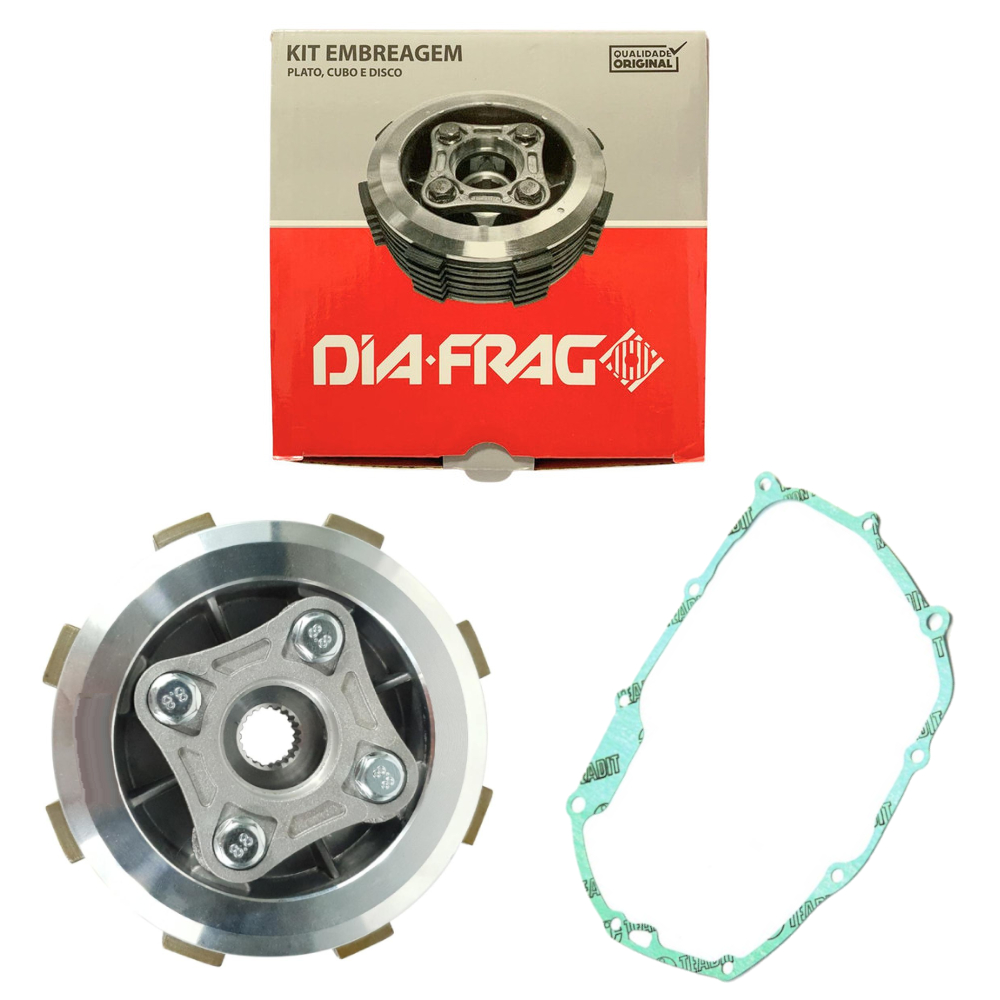 Embreagem Completa Moto Original Diafrag Honda Pop 110i