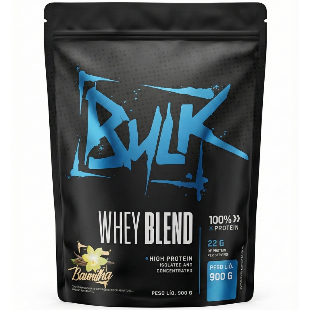Whey Protein Blend Concentrado Isolado 900g Bulk Nutrition em Oferta na Shopee
