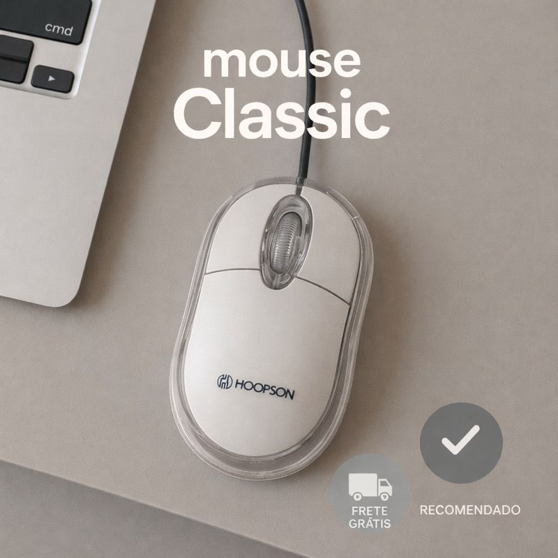 Mouse USB Óptico 1200 DPI Leve Ergonômico Plug & Play para PC Notebook Escritório Office em Oferta na Shopee