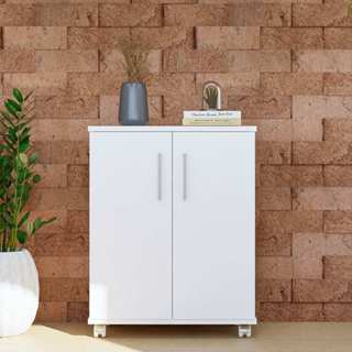 Armário 2 Portas Escritório Organizador Multiuso Bonatto Sapateira Multiuso com Rodinhas em Oferta na Shopee