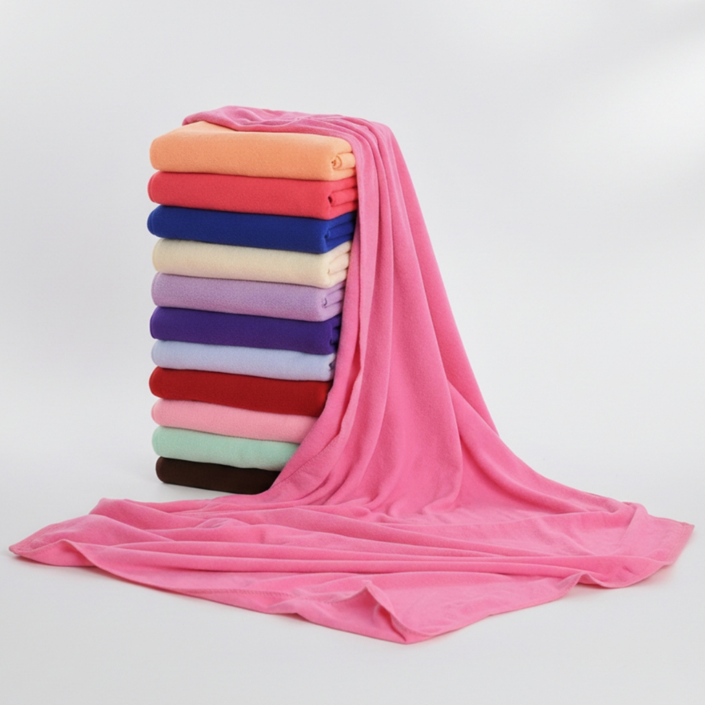 Toalha de Banho Microfibra Compacta 60x120cm Grande Secagem Rápida em Oferta na Shopee