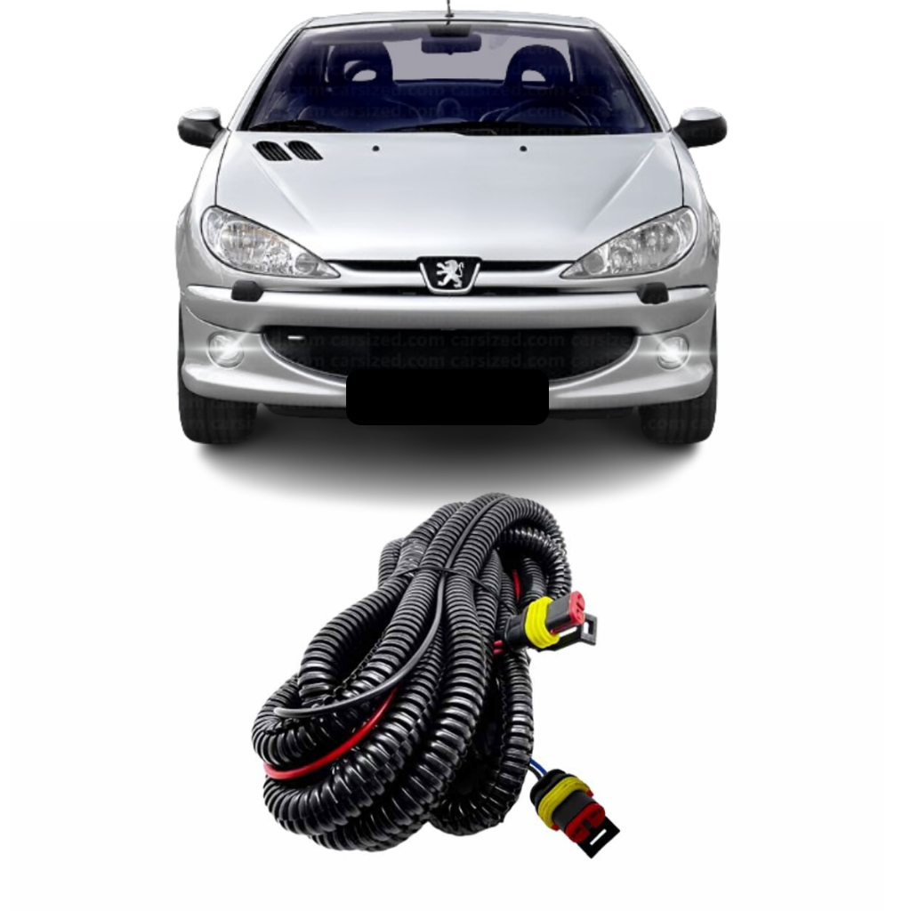 Chicote Farol De Milha Peugeot 206 Todos em Oferta na Shopee