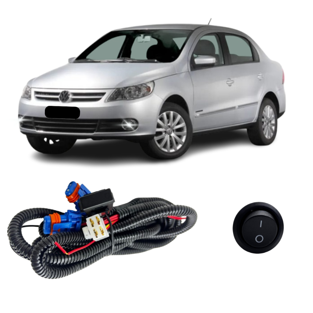 Chicote Farol Milha Voyage G5 em Oferta na Shopee