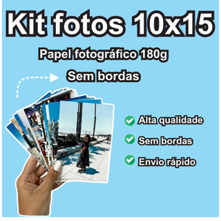 Revelação de fotos 10x15 Sem Bordas em Oferta na Shopee