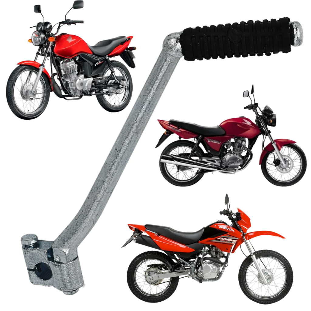 Pedal de Partida CG Titan/Fan 125 2000-2008 Bros 125 2003-2005 Reforçado Smartfox