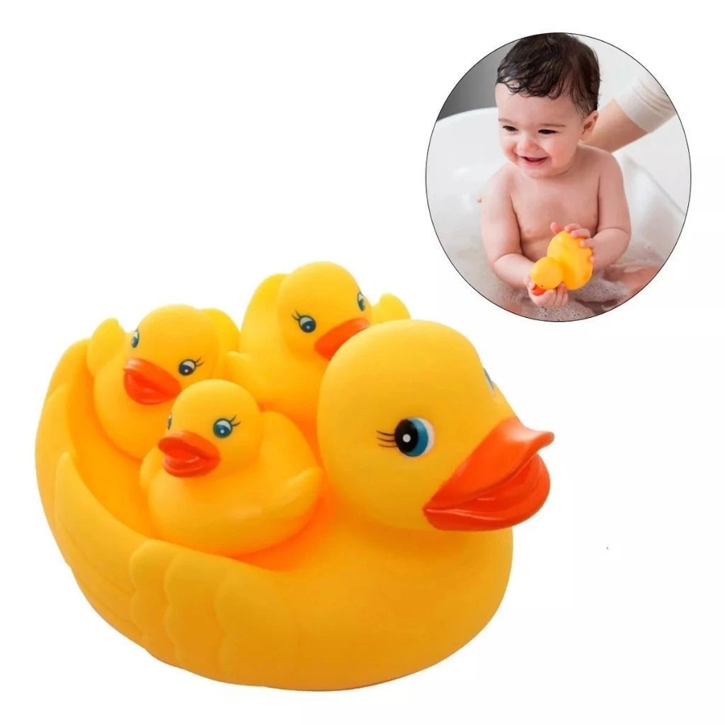 Ferramenta de descompressão bebê brincando na água e tomando banho de brinquedo de pato em Oferta na Shopee