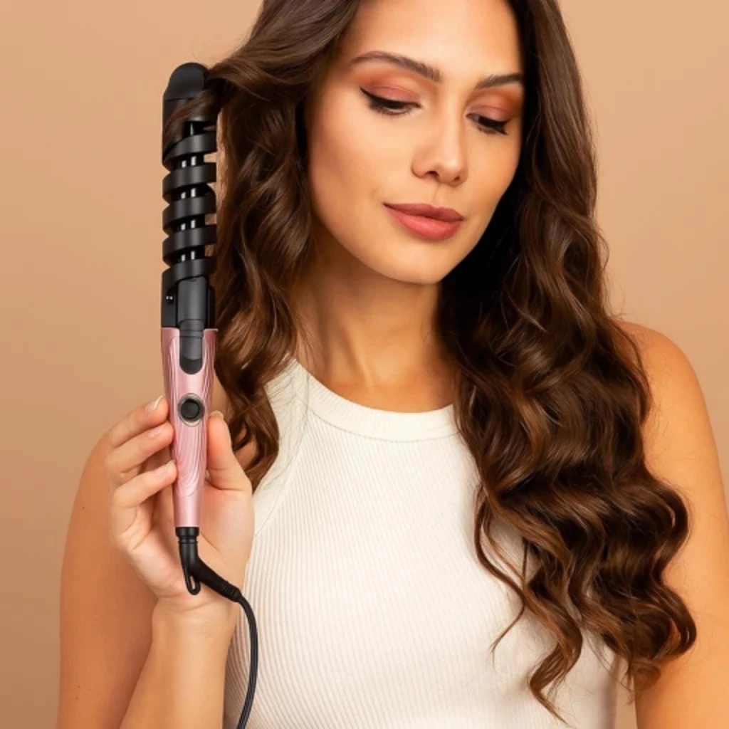 Babyliss Modelador Cabelos Ondulados Enrola Define Cachinhos Beleza Cachos Chapinha Escova