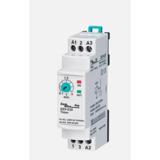 Temporizador (Timer) ERV-03DM – Mergulho Samha | Multifunção e Alta Precisão