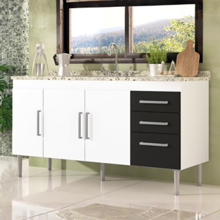 Gabinete De Pia Gemeos 1,50m em Oferta na Shopee