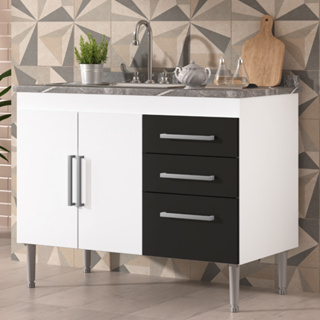 Gabinete De Pia Gemeos 1,00m em Oferta na Shopee