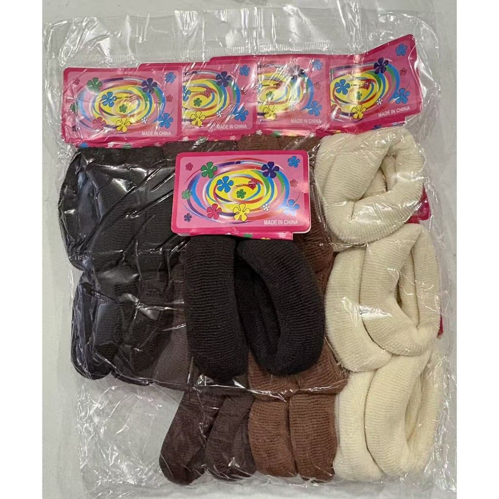 Elástico de cabelo grosso, elástico para coque alto sem costura, elástico largo/cordão elástico para cabelo