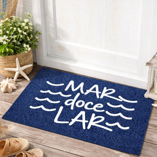 Tapete Praia Verão Porta De Entrada Antiderrapante Diversos Modelos Novidade Retem Areia e Sujeira em Oferta na Shopee