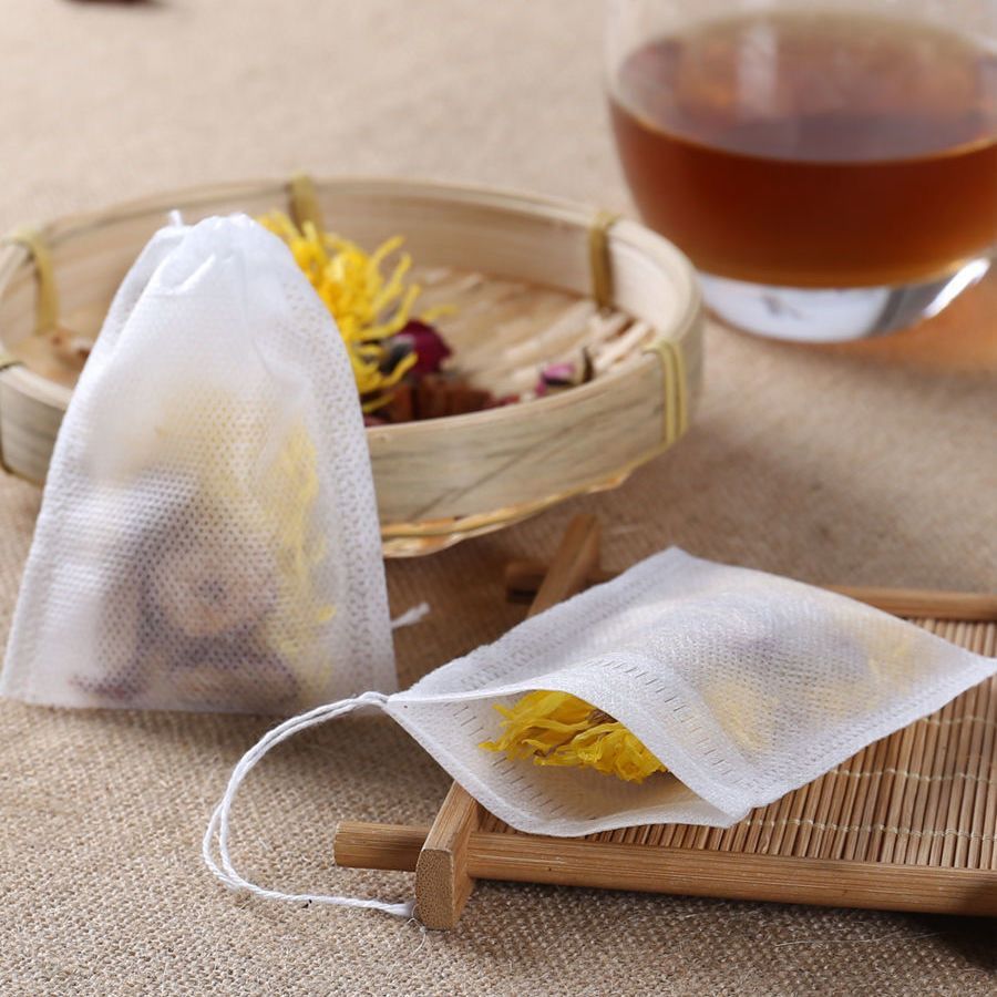 100un Sachê Saquinho Infusor De Chá Vazio 8x10cm em Oferta na Shopee