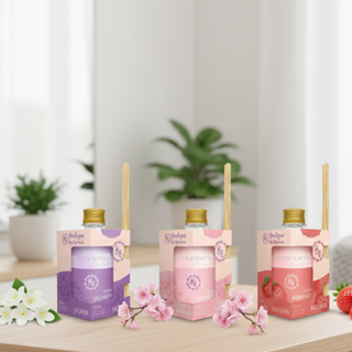 Kit 3 Aromatizadores 1 Jasmim 1 Morango 1 Flor cerejeira 250ml cda Difusor Cheirinho em Casa Limpeza em Oferta na Shopee