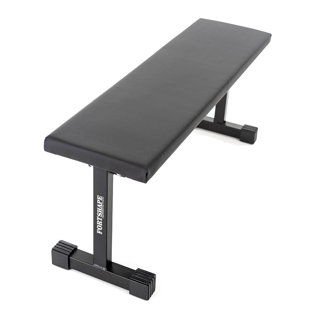 Banco Reto Musculação 90cm Fortshape Até 250kg