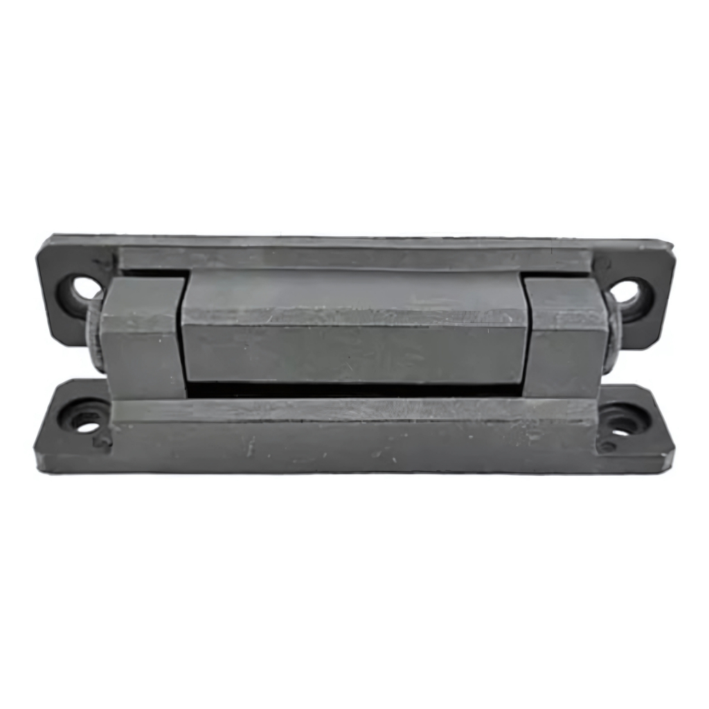 Dobradiça Com Mola Balcão Refrigerado Preta 110mm Nylon