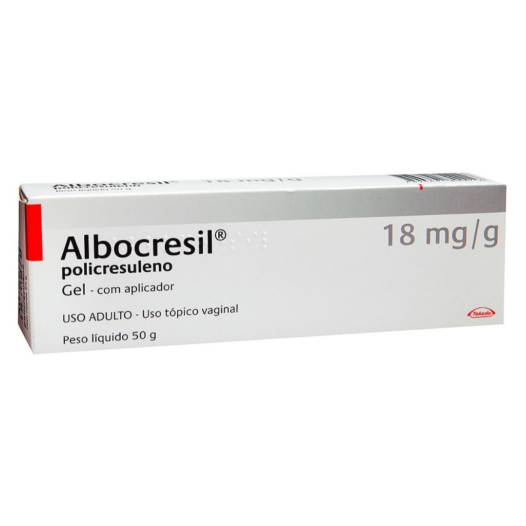 ALBOCRESIL GEL COM 9 APLICADORES