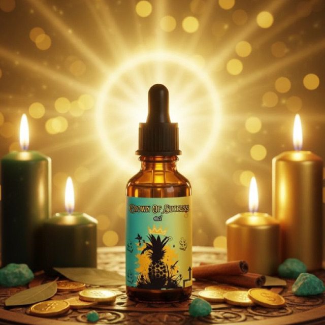 Óleo Energético Crown of Success 20ml – Sucesso e Reconhecimento / Hoodoo