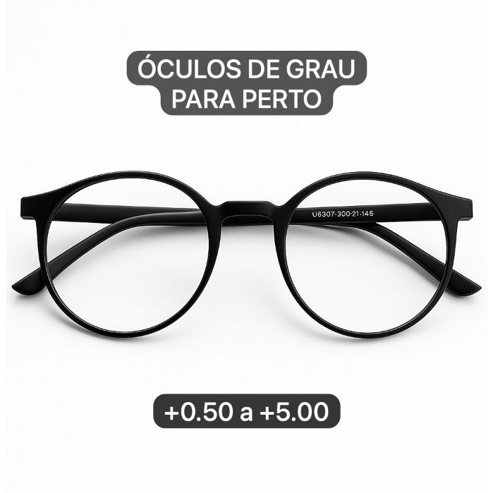 Óculos com Grau para Perto Leitura Armação Descanso Masculino Feminino Moda