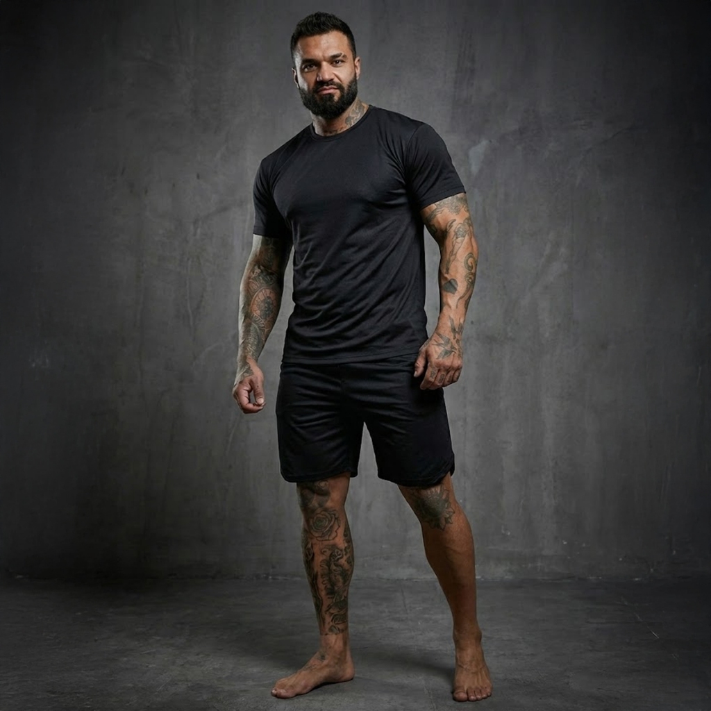 Pijama Curto Masculino Dry Fit — imagem 2 de 2
