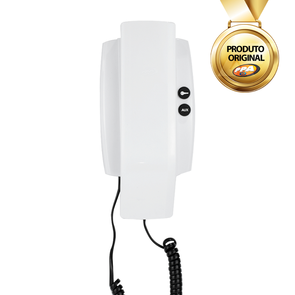 Monofone Interfone Residêncial Branco GPM 1000T Residencial