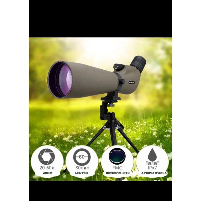 Monóculo Luneta Svbony SV401 20-60x80 marrom