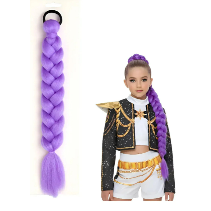 Design Kpop Cosplay Trança de Cabelo Apliques em Oferta na Shopee