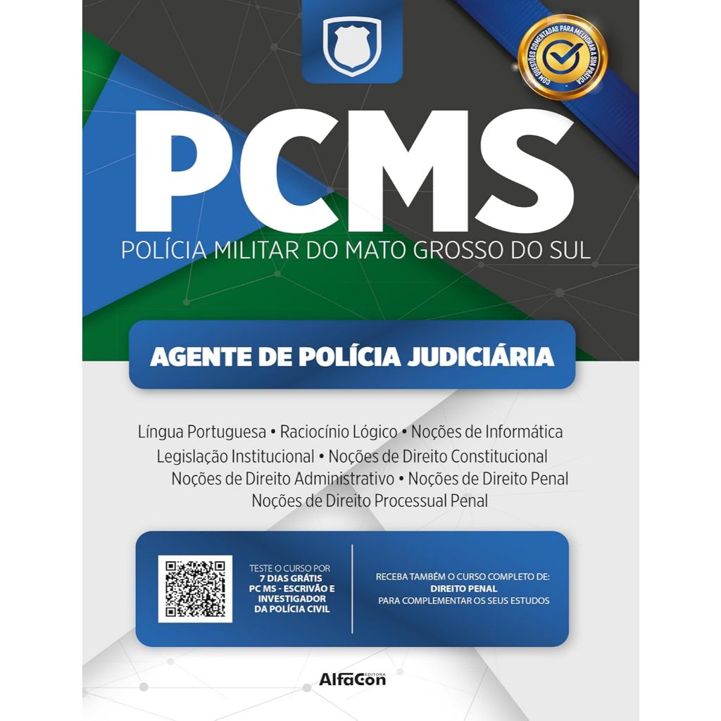 Livro Apostila – Agente de Polícia Judiciária da Polícia Civil do Mato Grosso do Sul - 2ª Edição