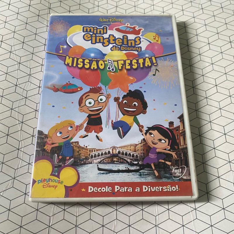 Dvd original Mini einsteins da Disney missão festa!