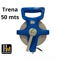 Trena Longa Fita De Fibra Vidro Caixa Aberta 50m x 14mm
