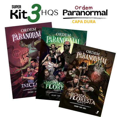Kit 3 Livros - Ordem Paranormal (Vol 1,2 e 3) - CAPA DURA (Luxo)