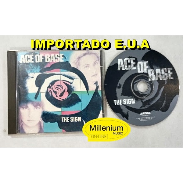 CD Ace Of Base  The Sign 1993 importado U.S.A Original Gravadora Colecionador Ótimo Estado